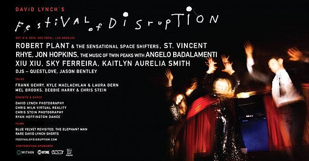 David Lynch curating LA festival with Robert Plant, St Vincent, music from ‘Twin Peaks’ & more