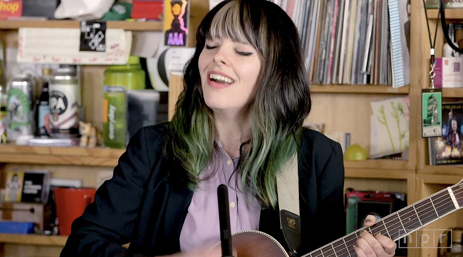 watch Hop Along’s Frances Quinlan play an NPR Tiny Desk Concert