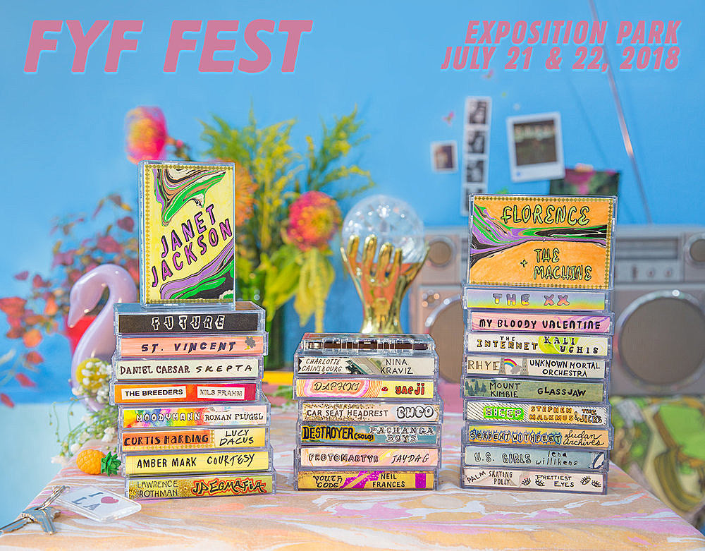 FYF Fest 2018 lineup (MBV, Janet, St Vincent, Florence, Future, The xx, more)