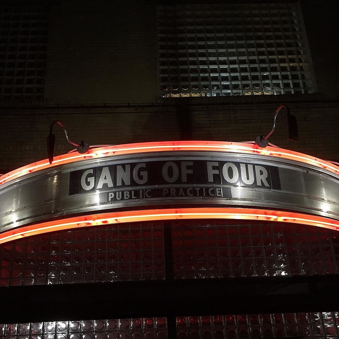 Gang of Four never got on stage in Brooklyn (show cancelled after opener)