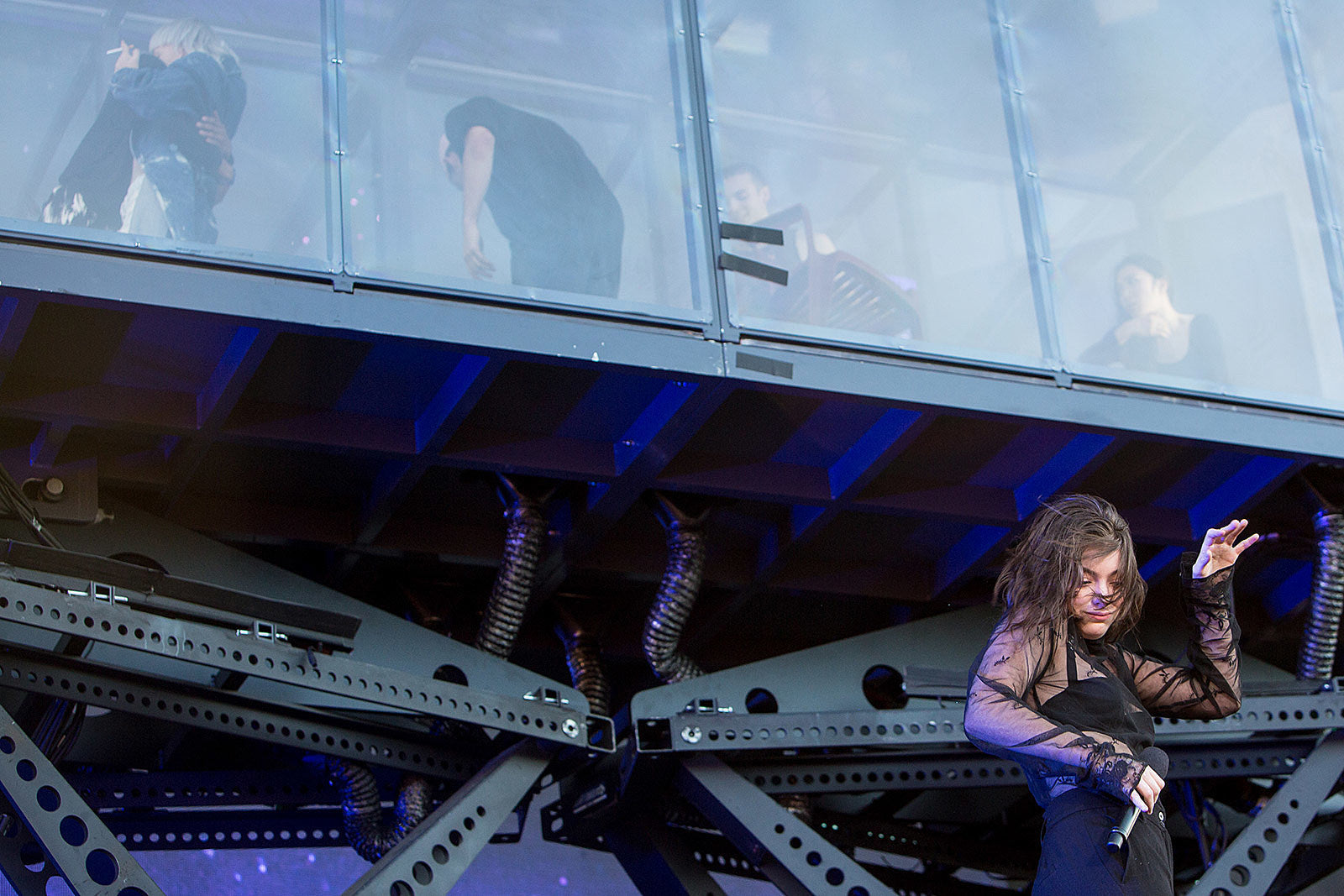 Lorde says Kanye & Kid Cudi stole her set design at Kids See Ghosts debut show