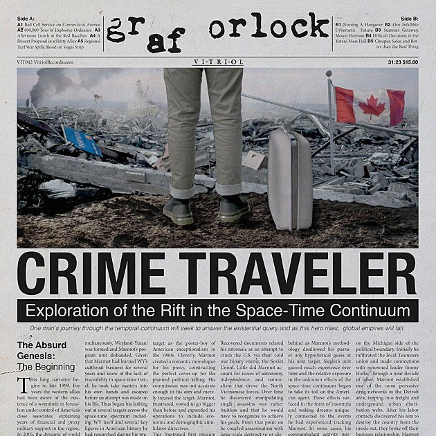 Graf Orlock releasing ‘Crime Traveler’ (stream 3 tracks)
