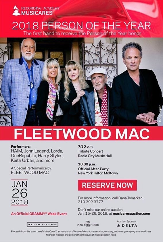 Fleetwood Mac, Lorde, Haim & more playing Grammy event at Radio City