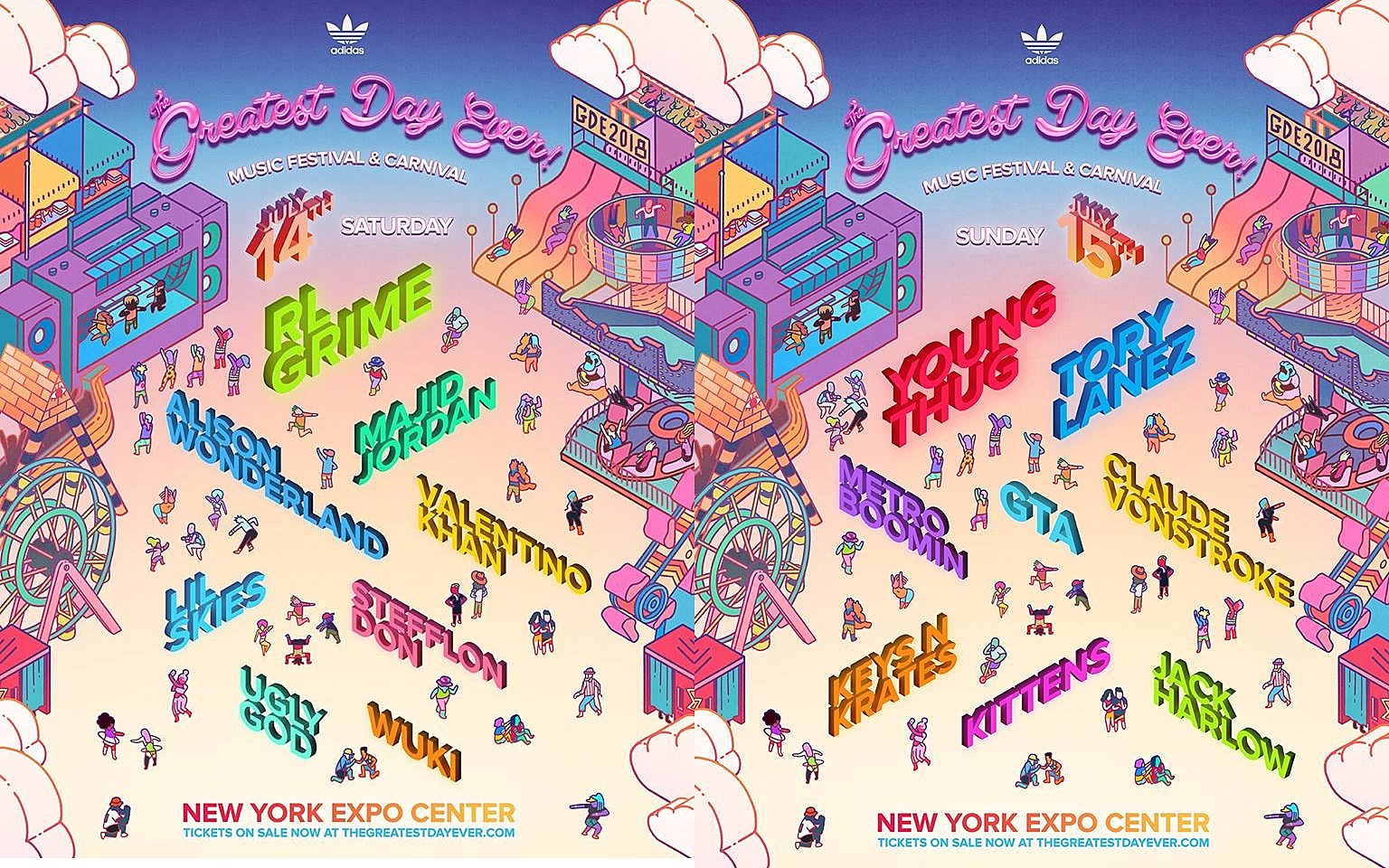 Greatest Day Ever 2018 lineup (RL Grime, Young Thug, Tory Lanez, Majid Jordan, more)