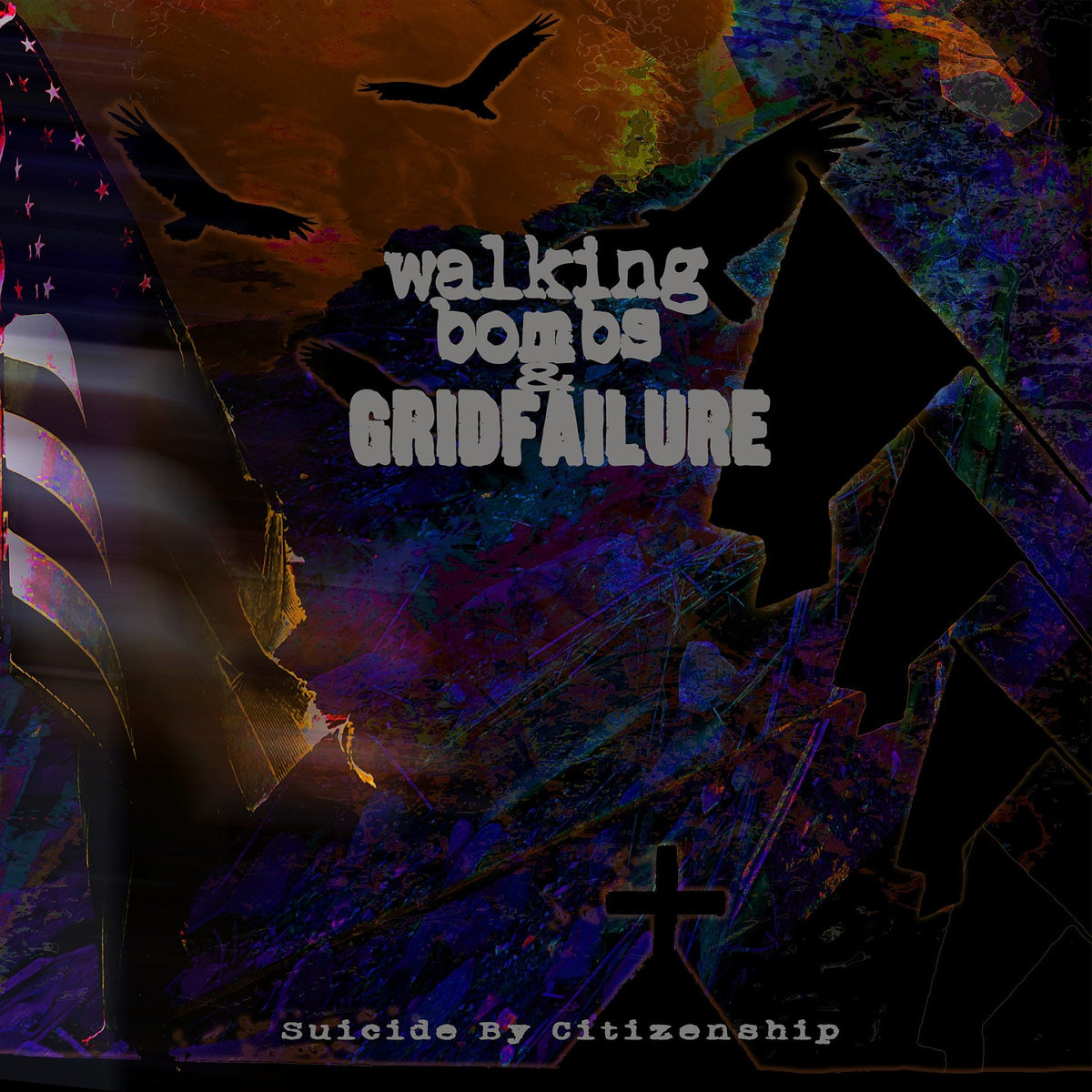 stream Walking Bombs & Gridfailure’s collab LP ft. mems of Kylesa, Tad, All Out War, more