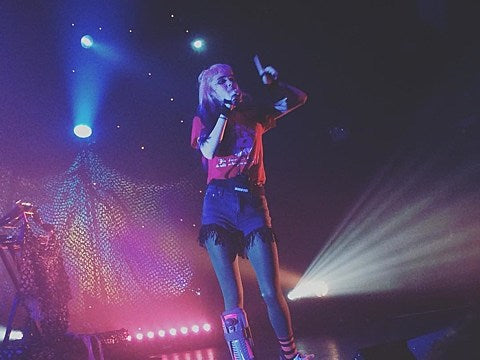 Grimes played Terminal 5, brought out Aristophanes for “SCREAM” (video, setlist)