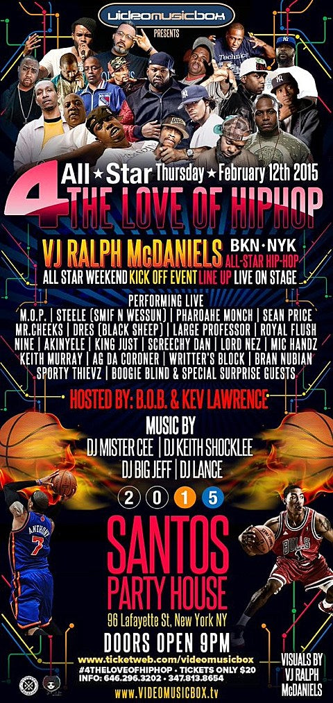 M.O.P., Pharoahe Monch, Sean Price, Smif N Wessun & Black Sheep mems & more playing NBA All-Star Weekend show