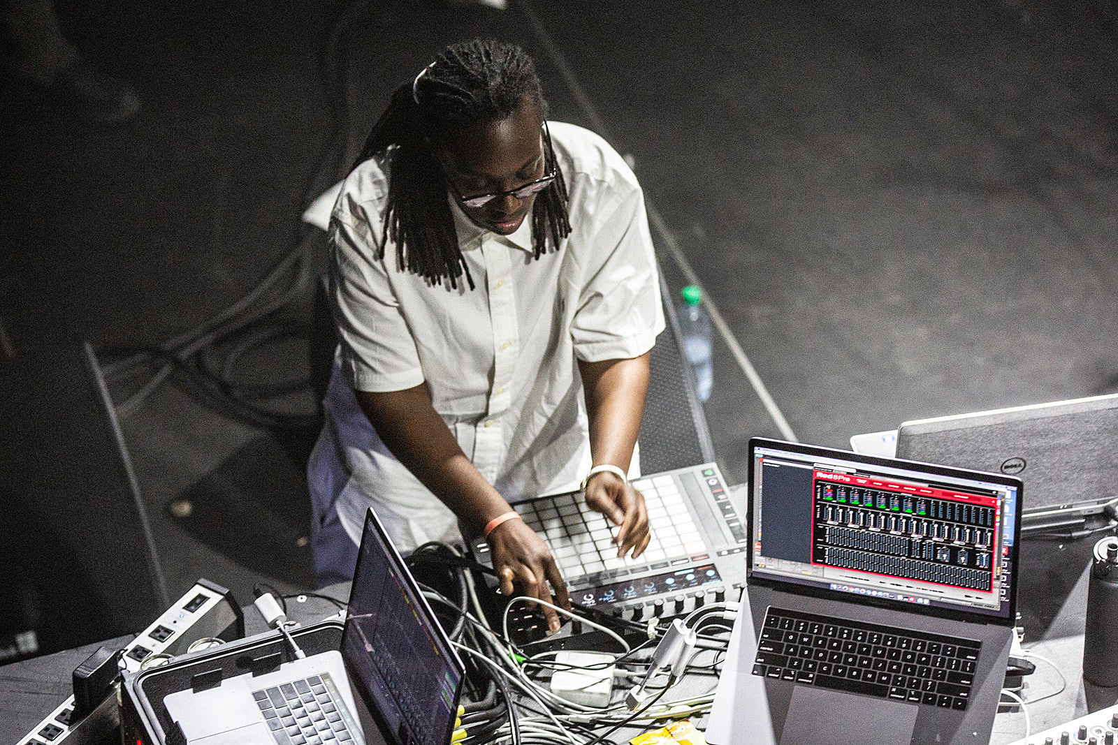 Jlin composed video game score, playing shows