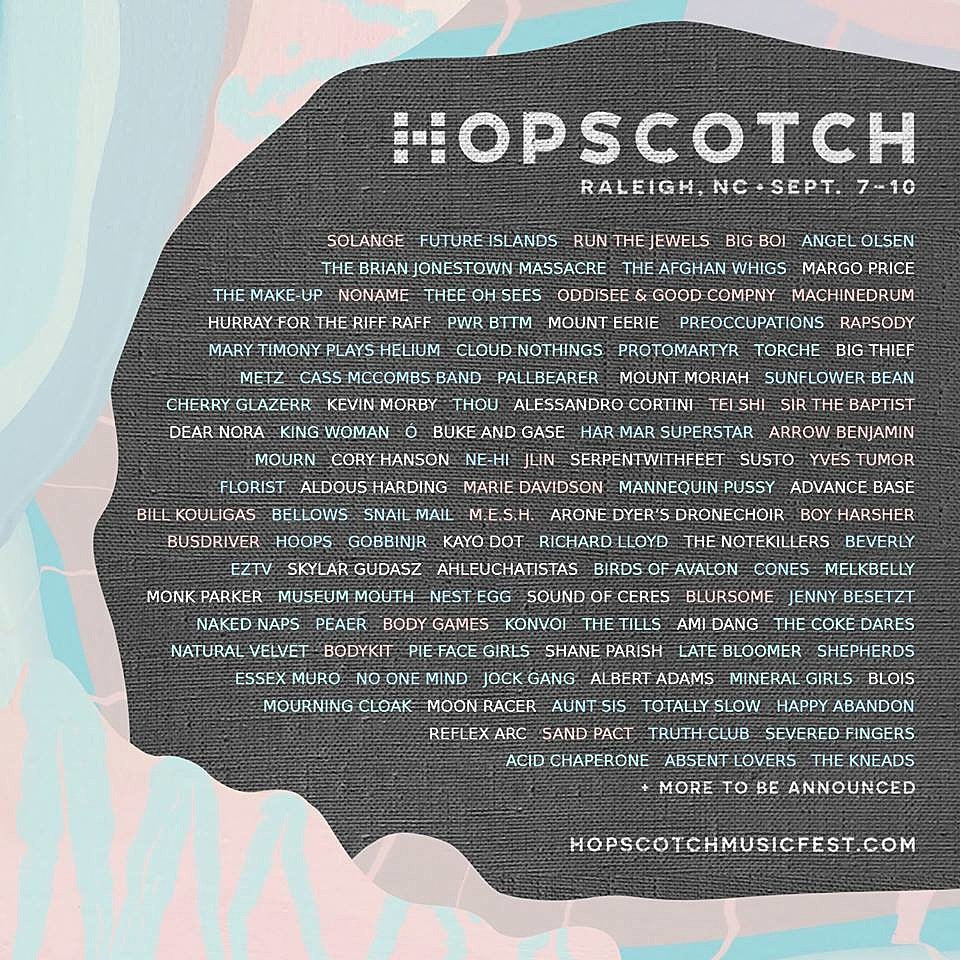 Hopscotch 2017 lineup (Solange, Future Islands, RTJ, Brian Jonestown Massacre, more)