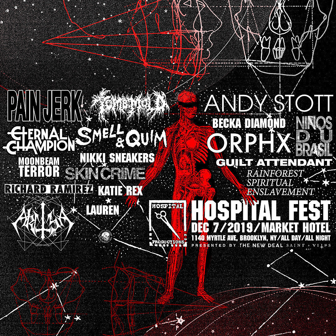 see Tomb Mold, Andy Stott & more at NYC’s Hospital Fest (discount code here)
