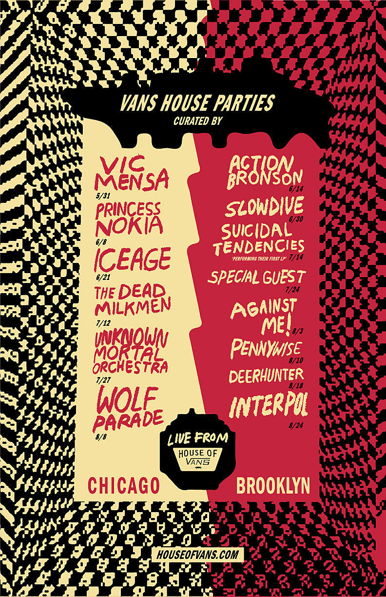 House of Vans 2018 BK & Chicago 2018 summer concerts (Interpol, Deerhunter, Slowdive, more)