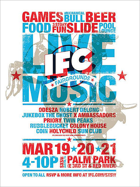We’re giving away SXSW wristbands courtesy of IFC Fairgrounds (whose lineup is announced)
