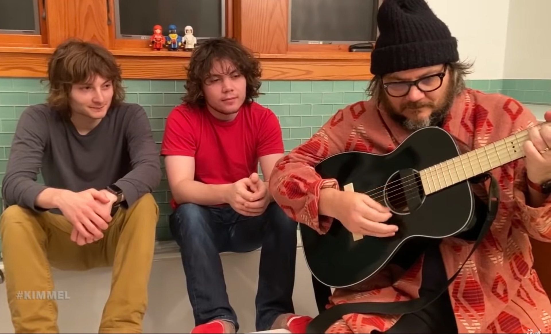Jeff Tweedy covered Meat Puppets & performed on ‘Kimmel’ with his sons