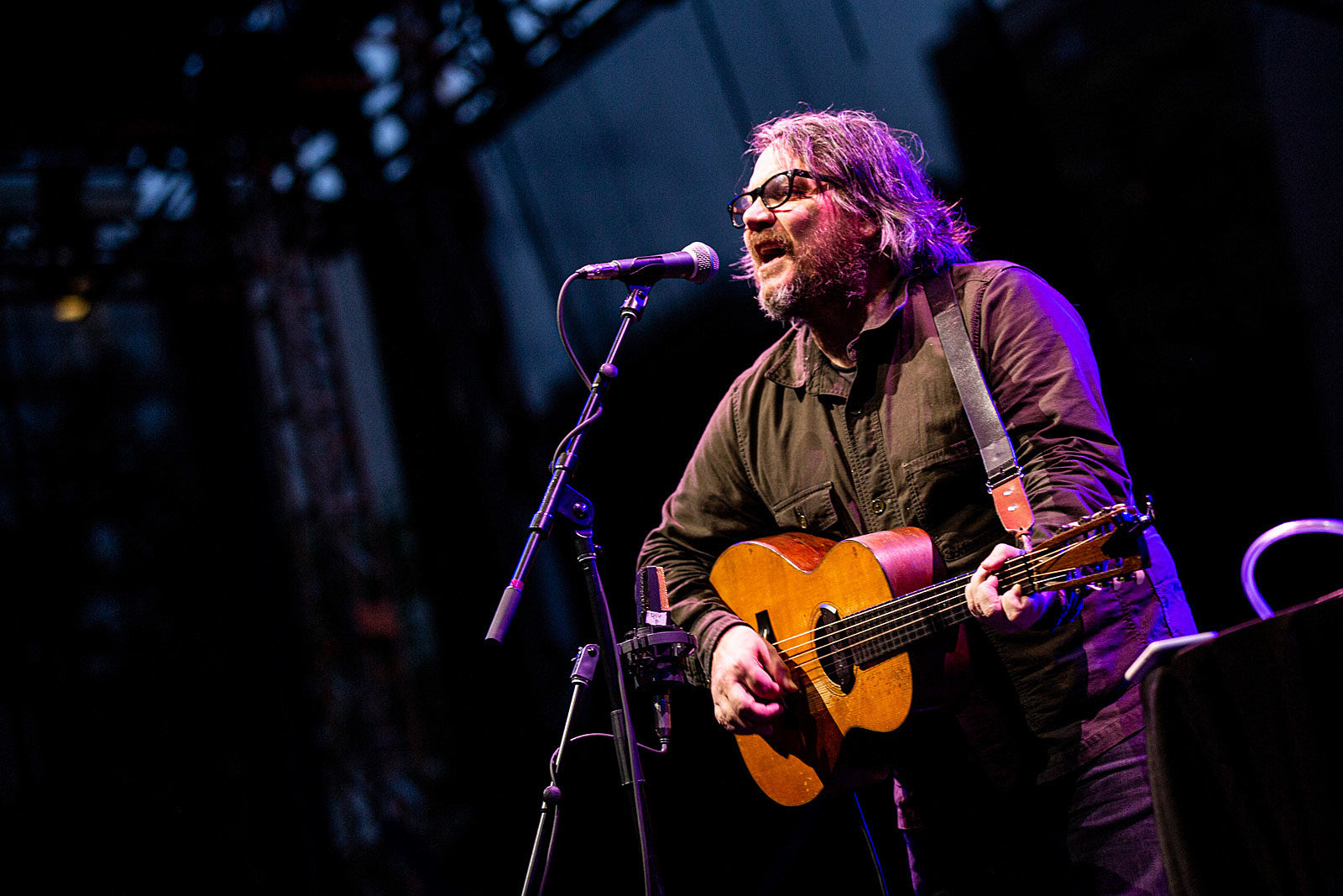 Jeff Tweedy played Lincoln Center Out of Doors w/ Helen Gillet (pics)