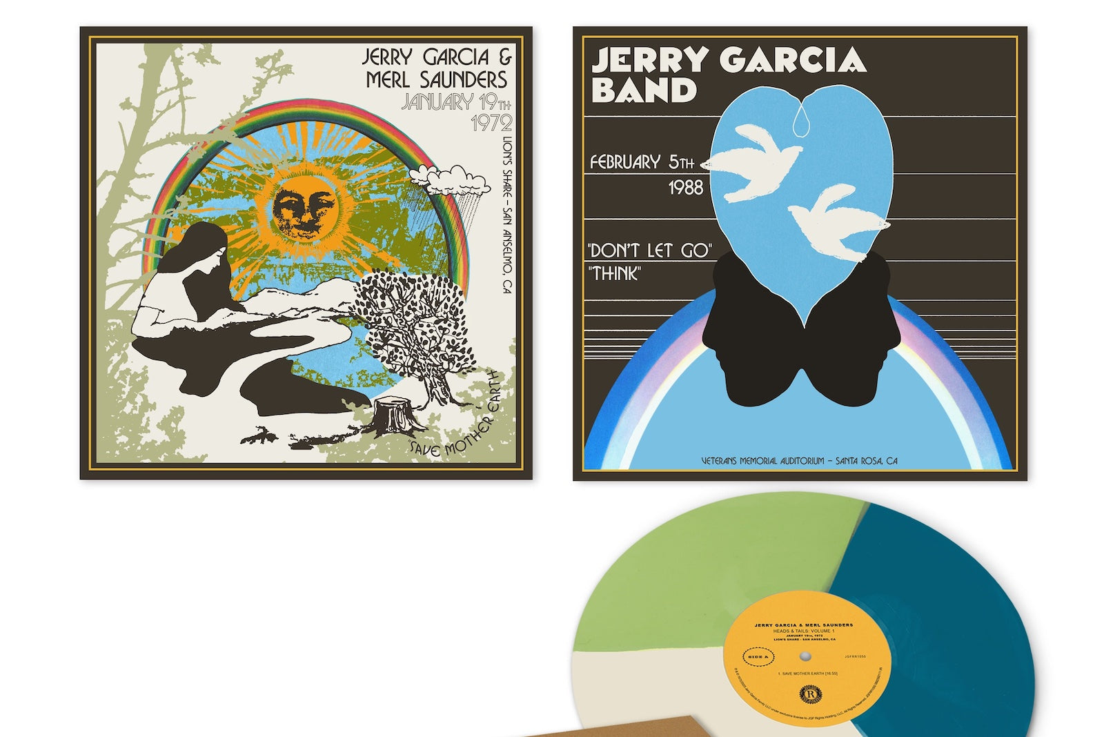 Jerry Garcia vinyl series with previously unreleased recordings launched (exclusive tri-color LP)