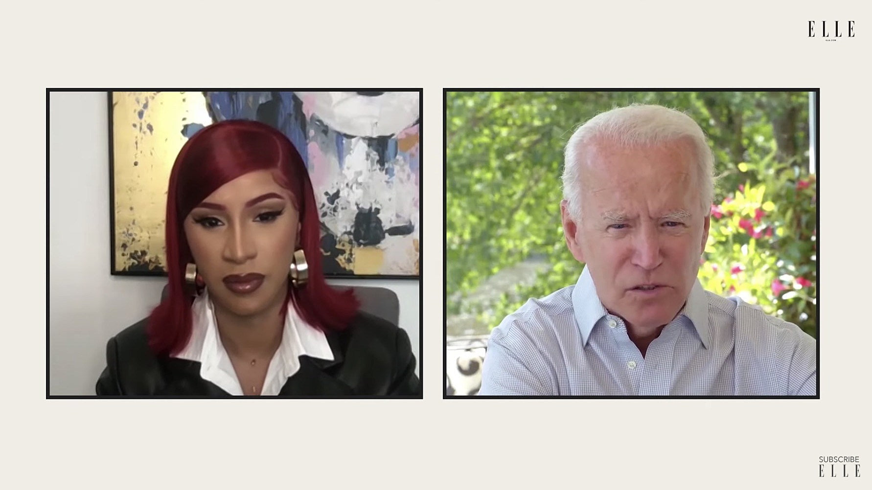 Cardi B interviewed Joe Biden (watch)