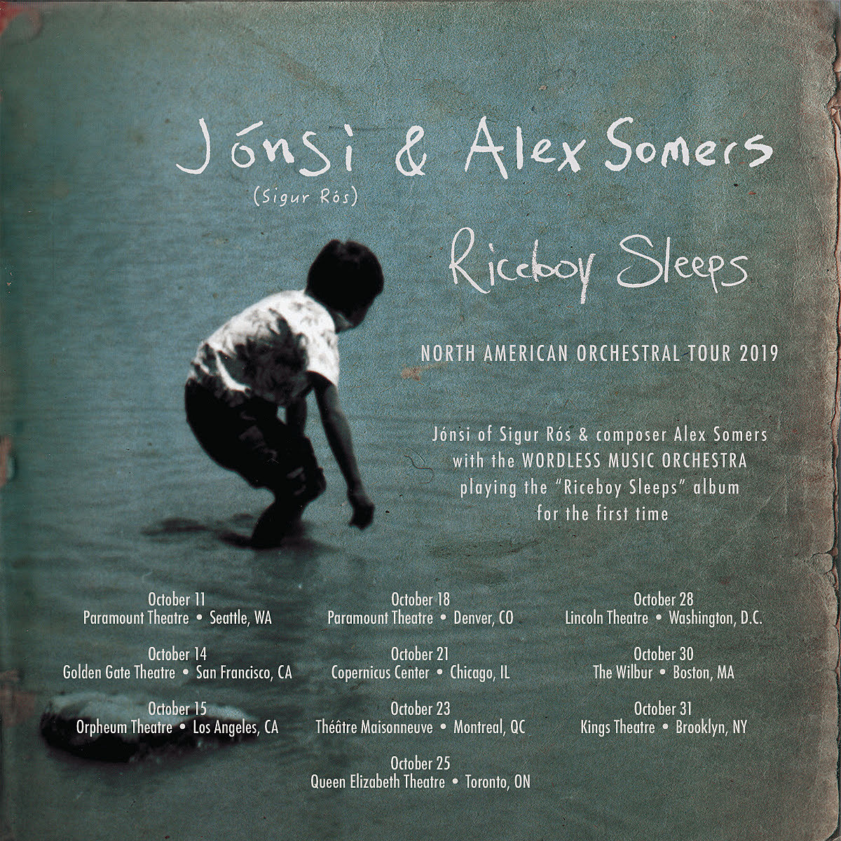 tix for Jonsi & Alex’s Riceboy Sleeps tour on BrooklynVegan presale (password)