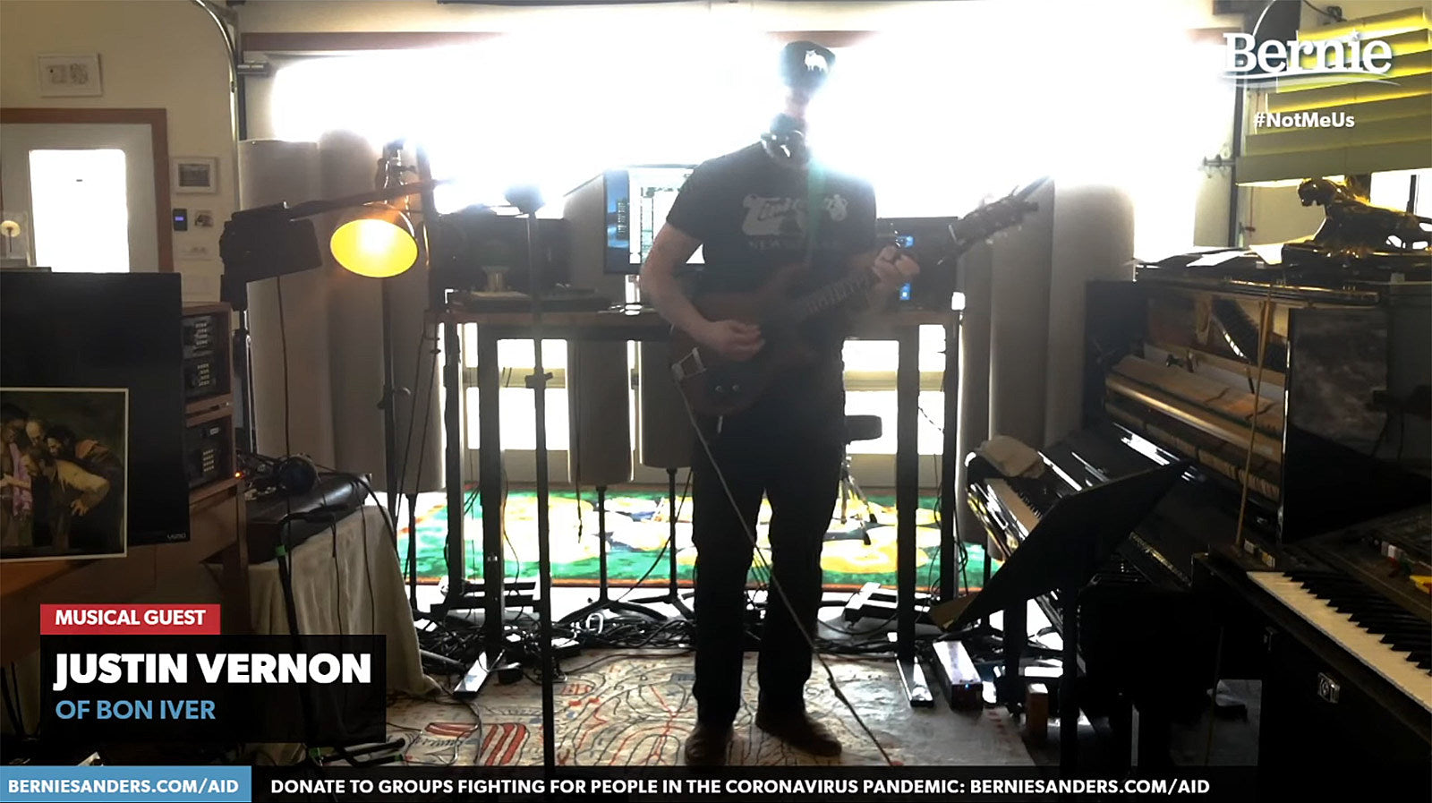 Bon Iver debuts new song, covers Bob Dylan on Bernie Sanders livestream (watch)