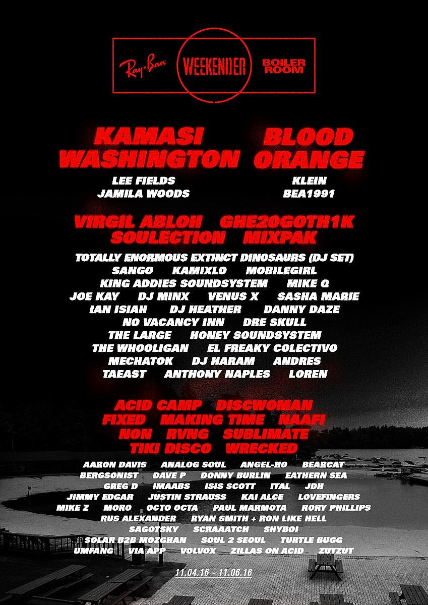 Blood Orange, Kamasi, Jamila Woods & more playing Boiler Room weekender ++ related streams