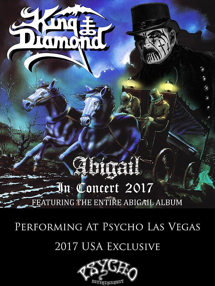 King Diamond playing ‘Abigail’ in full at Psycho Las Vegas