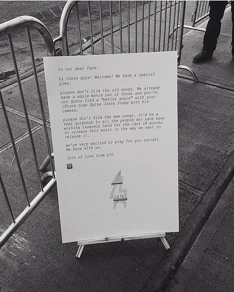 LCD Soundsystem are debuting new songs at Brooklyn Steel (but asking fans not to film)