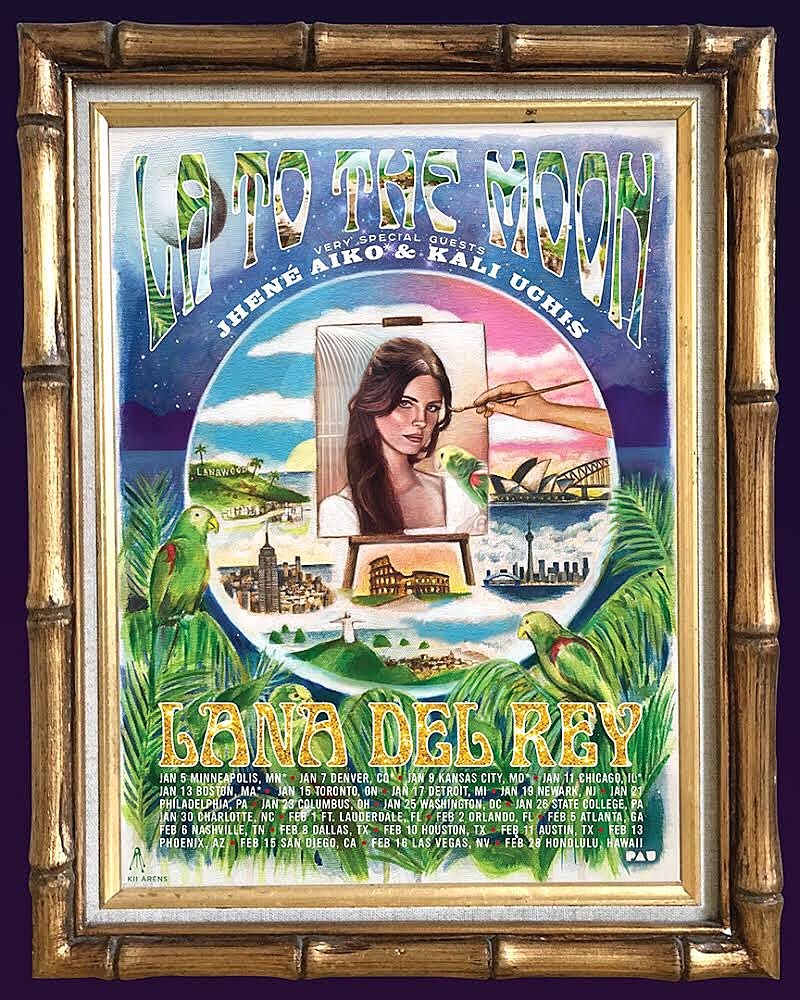 Lana Del Rey announces 2018 tour with Jhene Aiko & Kali Uchis