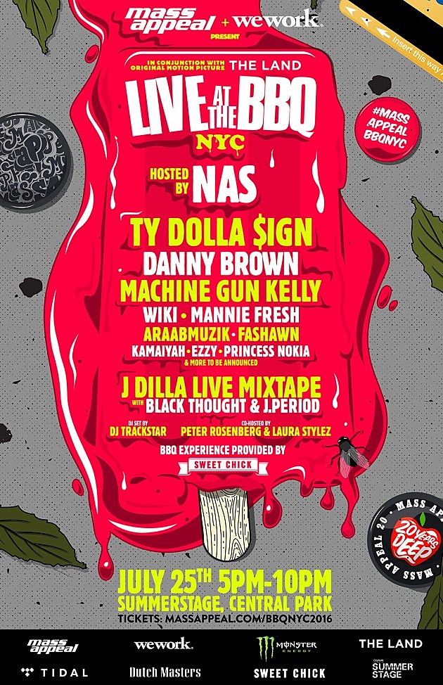 Ty Dolla $ign, Danny Brown, Kamaiyah, Wiki & more playing Mass Appeal BBQ in Central Park