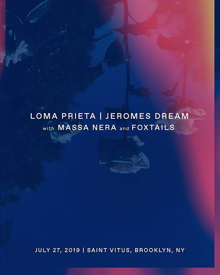 Jeromes Dream & Loma Prieta sold out Vitus with Lytic (ex-Saetia), add 2nd show