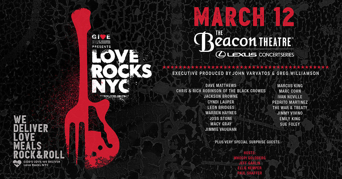 Leon Bridges, Cyndi Lauper, Dave Matthews & more playing 2020 Love Rocks NYC benefit