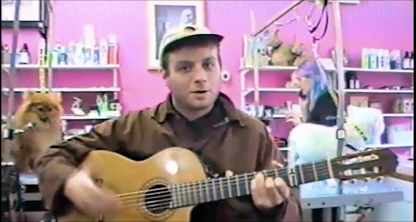 watch Mac DeMarco perform “This Old Dog” at a grooming salon