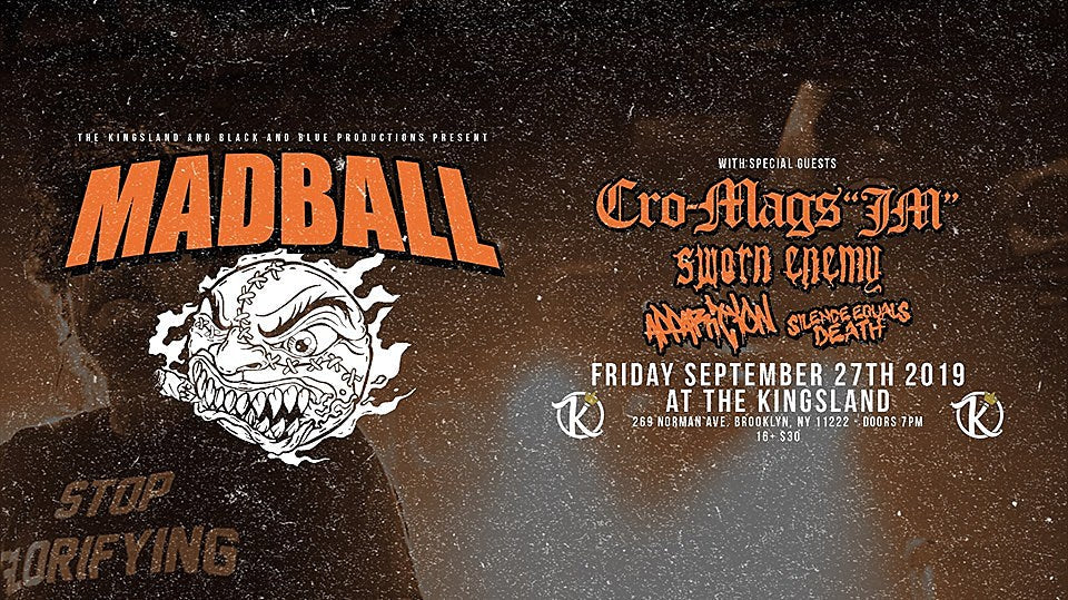 Madball & Cro-Mags JM playing 2 NYC shows together