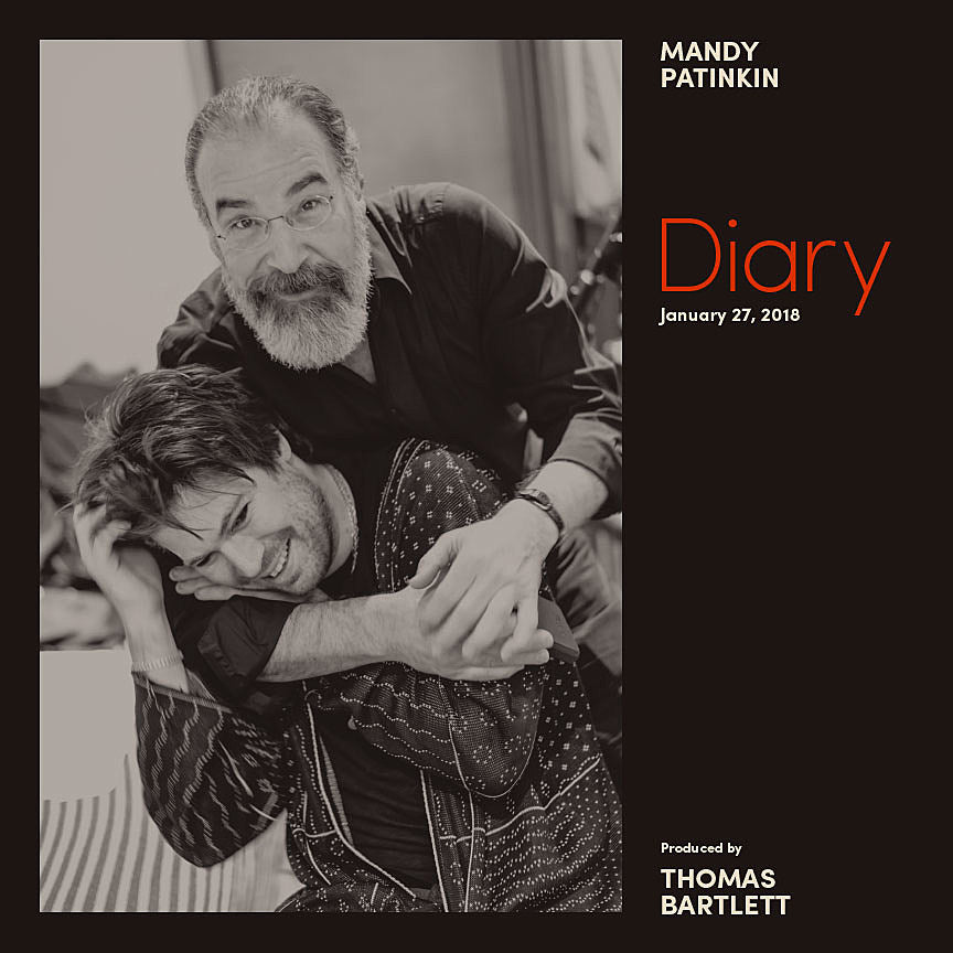Mandy Patinkin making records with Doveman, performing in NYC this month