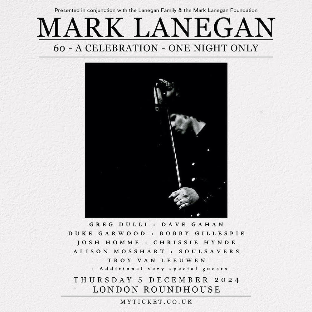 Mark Lanegan all-star tribute concert announced with Dave Gahan, Greg Dulli, Josh Homme, Chrissie Hynde & more