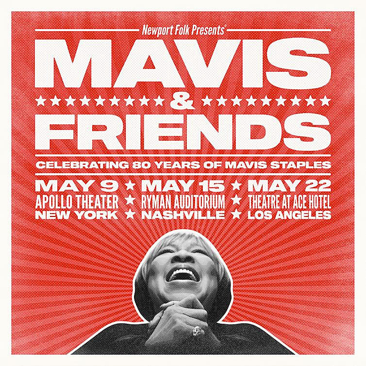 Mavis Staples playing 80th birthday shows at Apollo, Ryman & LA