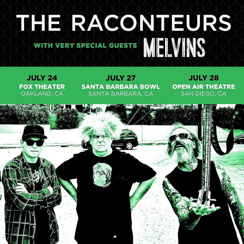 Melvins opening for The Raconteurs