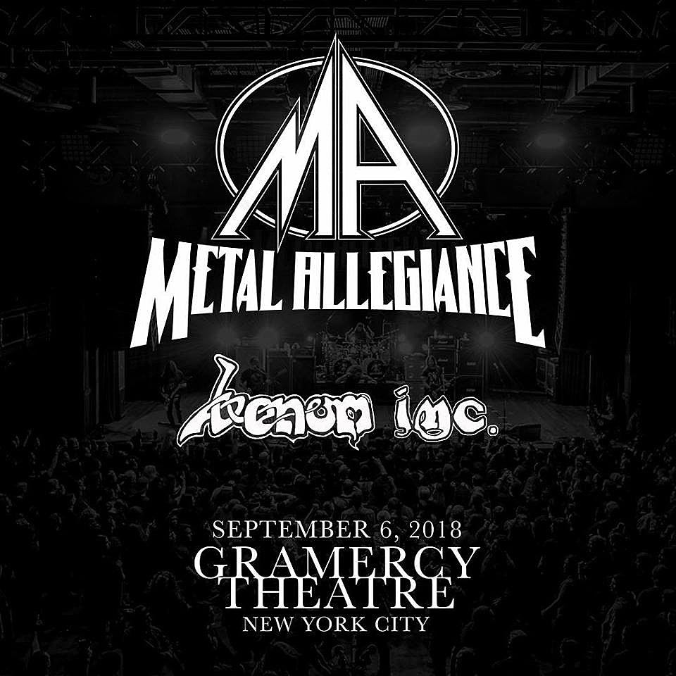 Metal Allegiance & Venom Inc announce NYC show