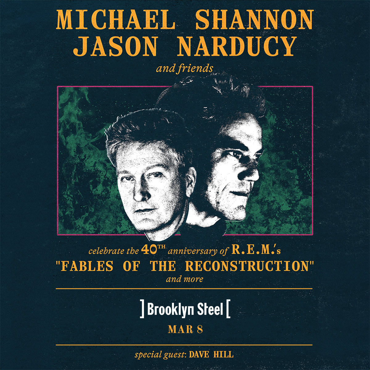 Michael Shannon, Jason Narducy play R.E.M. at Brooklyn Steel on BV presale (password here)
