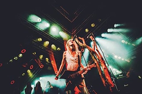 watch Myrkur make her live debut at Roskilde Festival