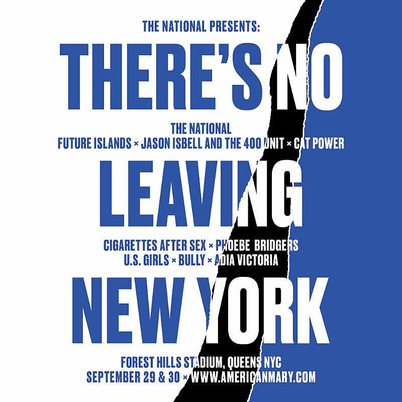 The National throwing NYC fest with Cat Power, Jason Isbell, Future Islands, U.S. Girls, more