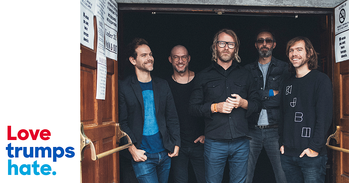 The National playing concert for Hillary in Ohio (Get Out the Vote!)