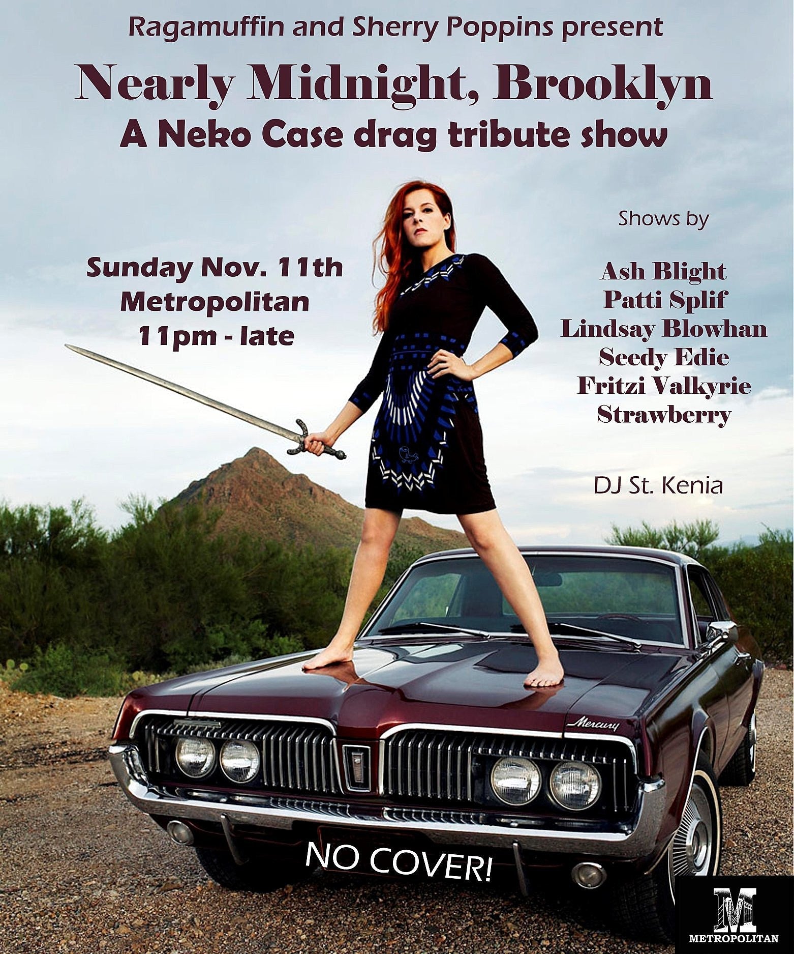 Neko Case drag tribute show happening in Brooklyn