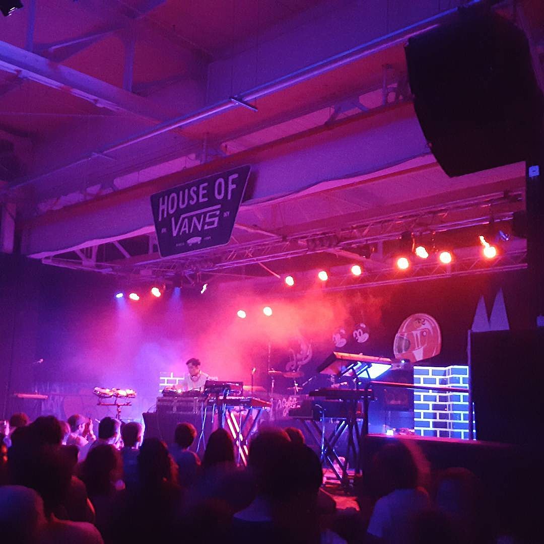 Neon Indian’s drummer had a medical emergency at House of Vans, Alan DJ’d instead