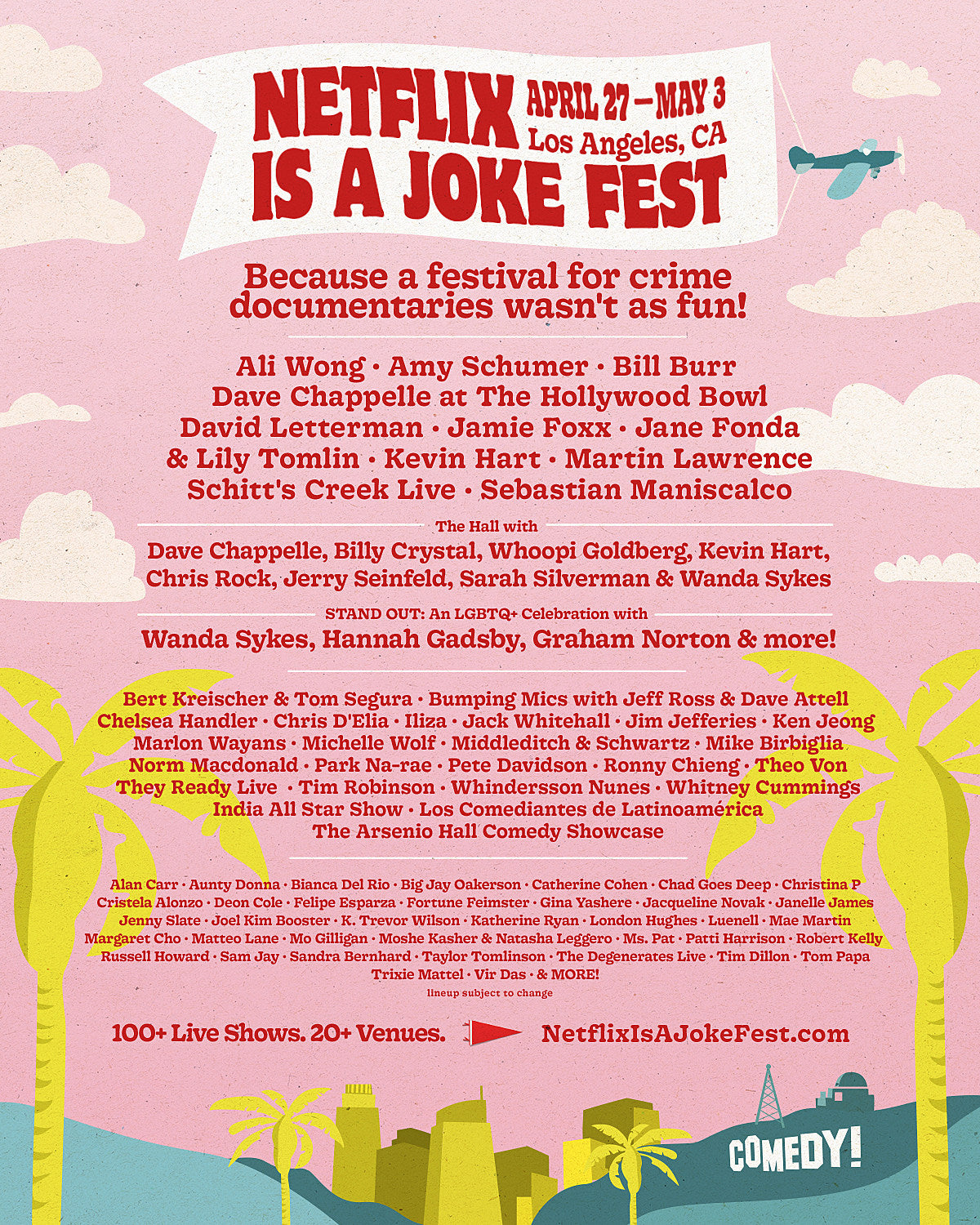 Netflix is a Joke Fest postponed