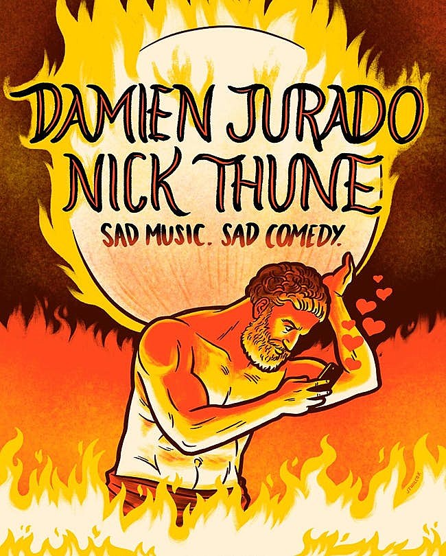 Damien Jurado & Nick Thune announce “Sad Music, Sad Comedy” Tour
