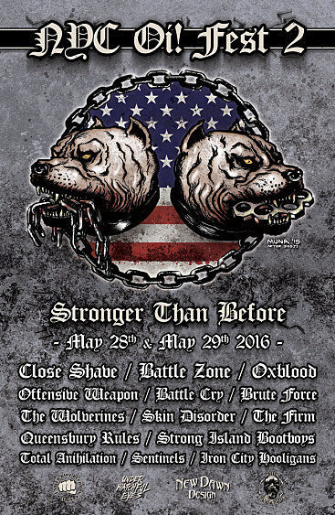 Oi! (racist) skinhead fest booked at Black Bear Bar, then Santos Party House