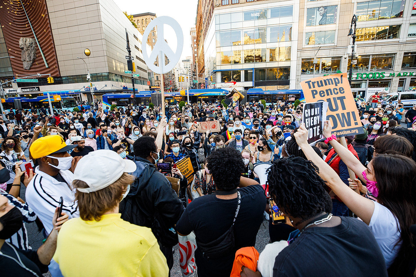 NYC celebrates as Trump loses to Biden (pics, videos)