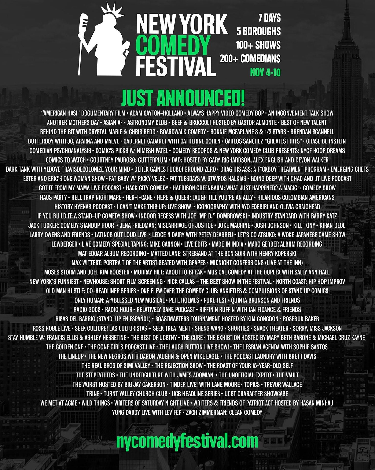 NY Comedy Fest adds 100 more shows to 2019 lineup (Hasan Minhaj, Pete Holmes, more)