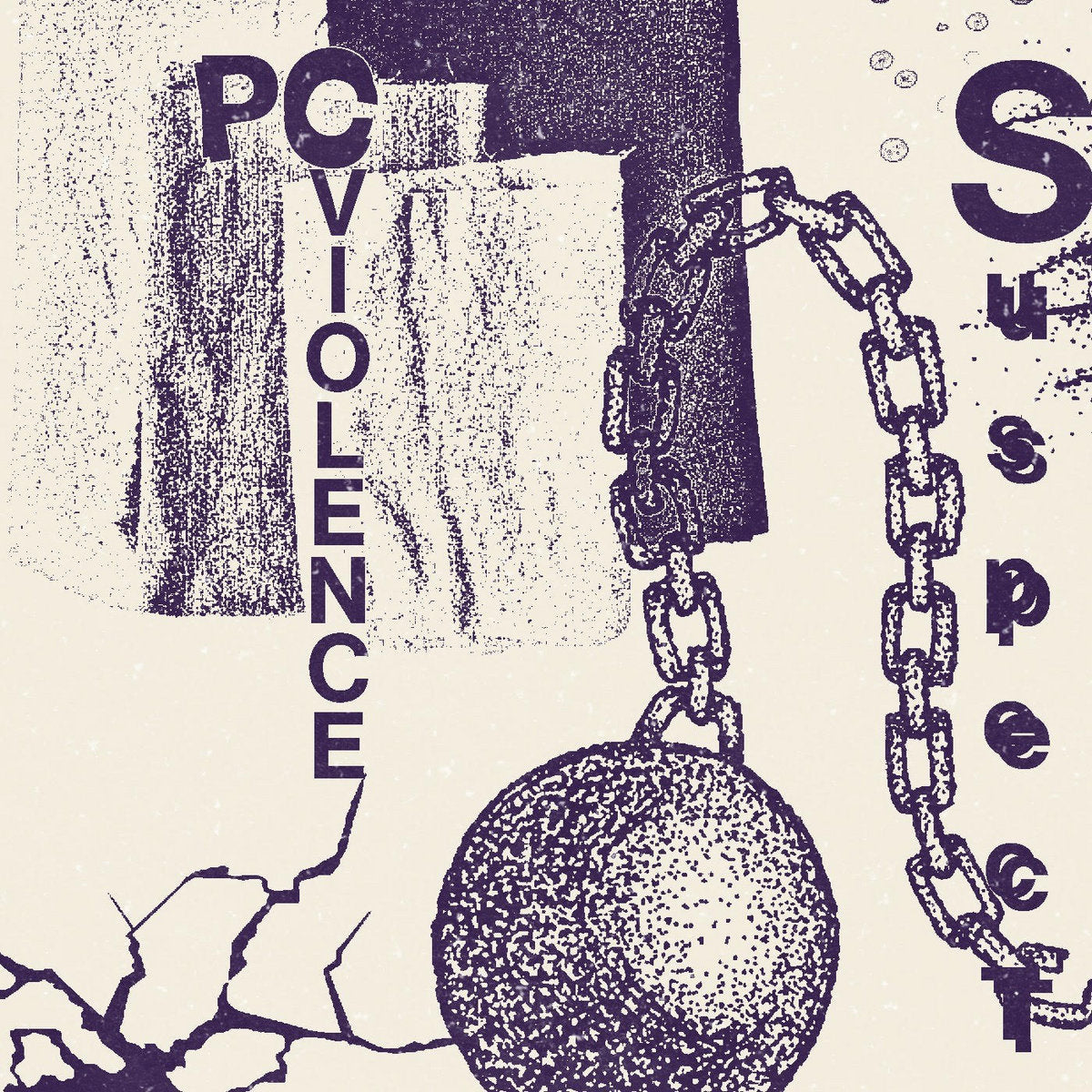 Nylon (Phantom, Teenage Halloween) mix post-punk & hardcore on “PC Violence” / “Suspect”