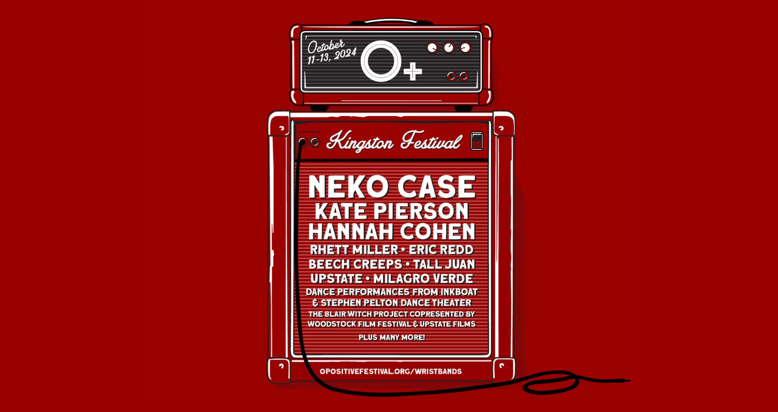 O+ Kingston 2024 lineup: Neko Case, Rhett Miller, Kate Pierson (B-52s), more