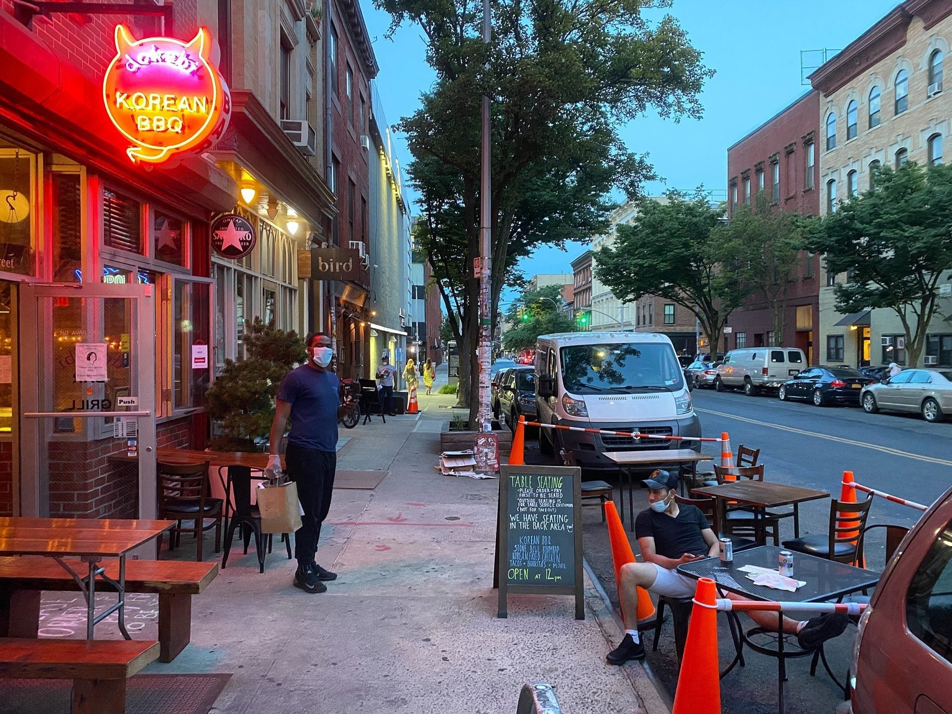 Indoor dining won’t be allowed yet as NYC enters Phase Three of reopening.